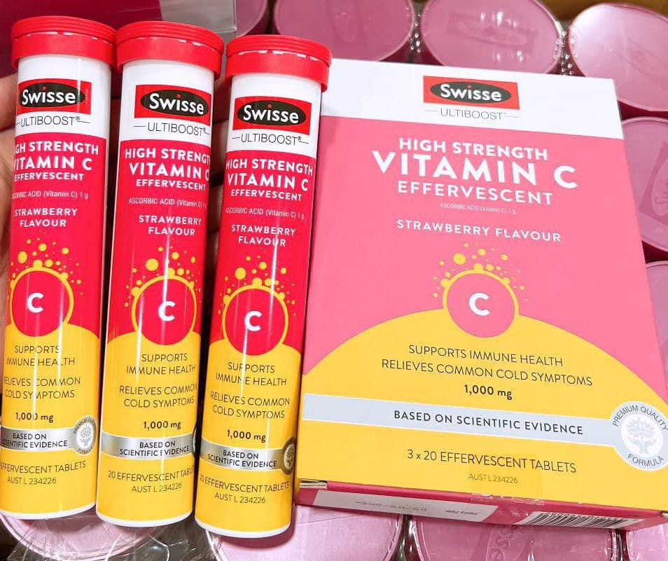 Swisse High Strength Vitamin C 1000mg  20tablets x 3pcs