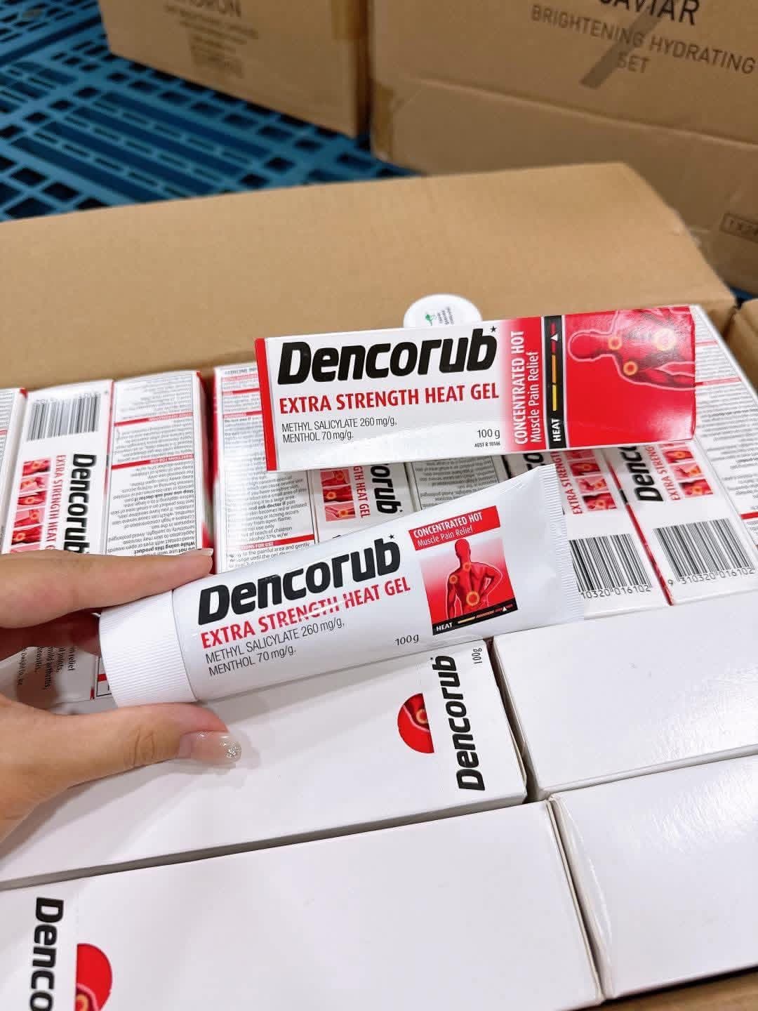 Dencorub Red Extra Strength Heat Gel 100g